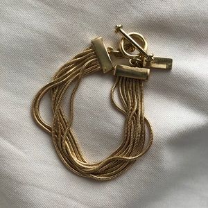The Limited gold bracelet